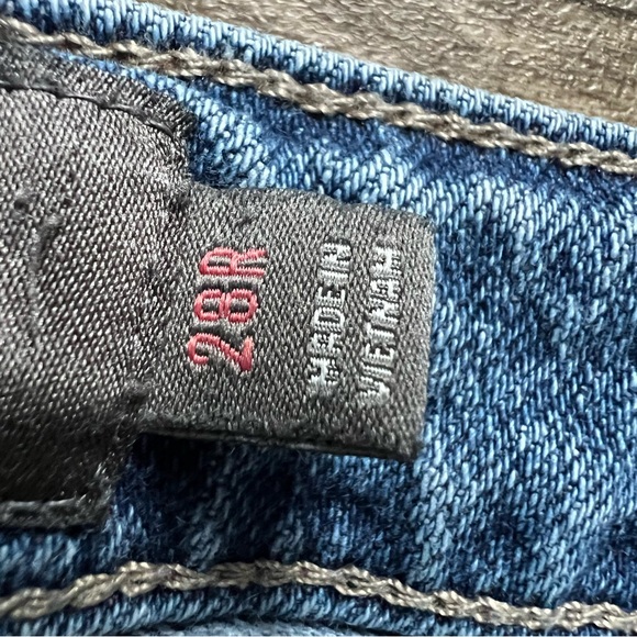 Torrid Mom Straight Vintage Stretch High-Rise Jean Button Fly Women's size 28 - Picture 8 of 12